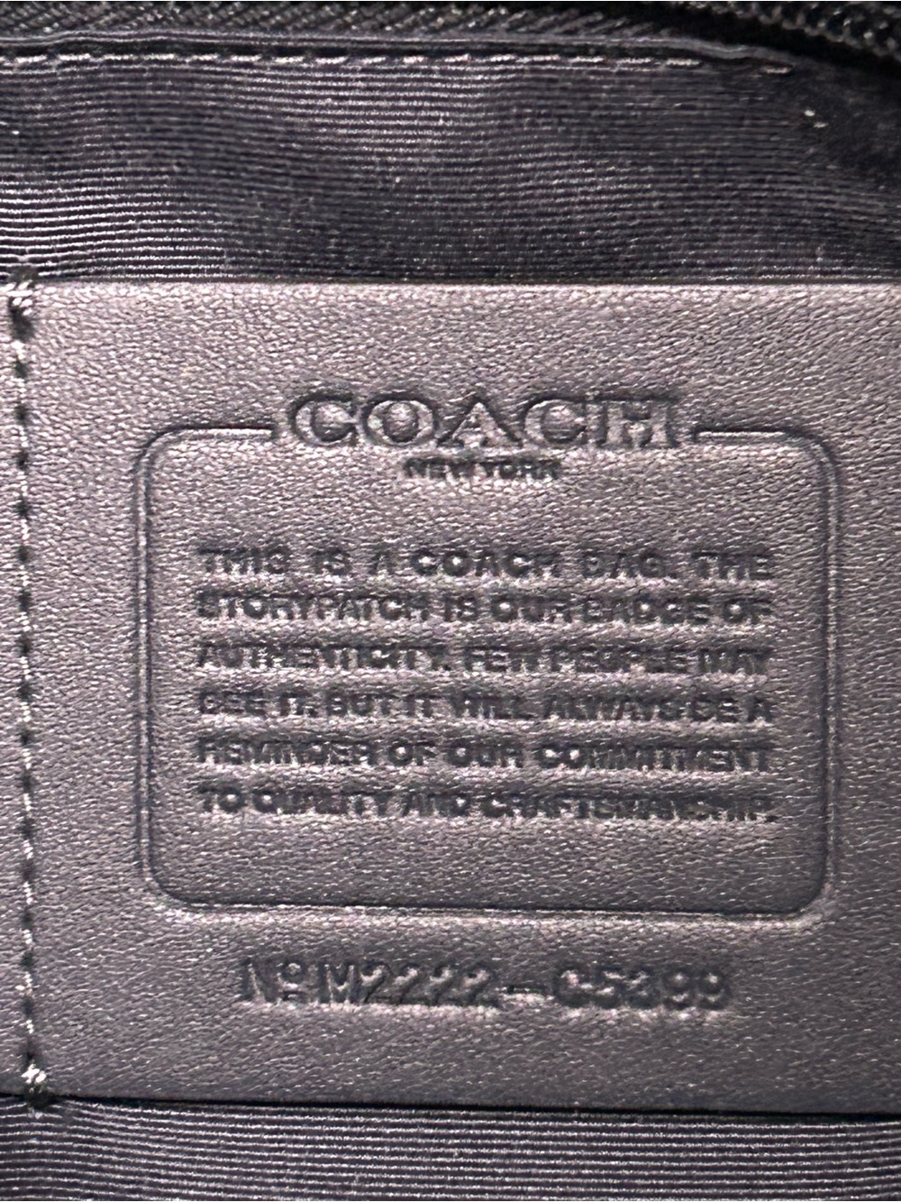 COACH Hudson Gender Neutral Natural Pebble Leather Crossbody Bag NWT - Picture 11 of 11